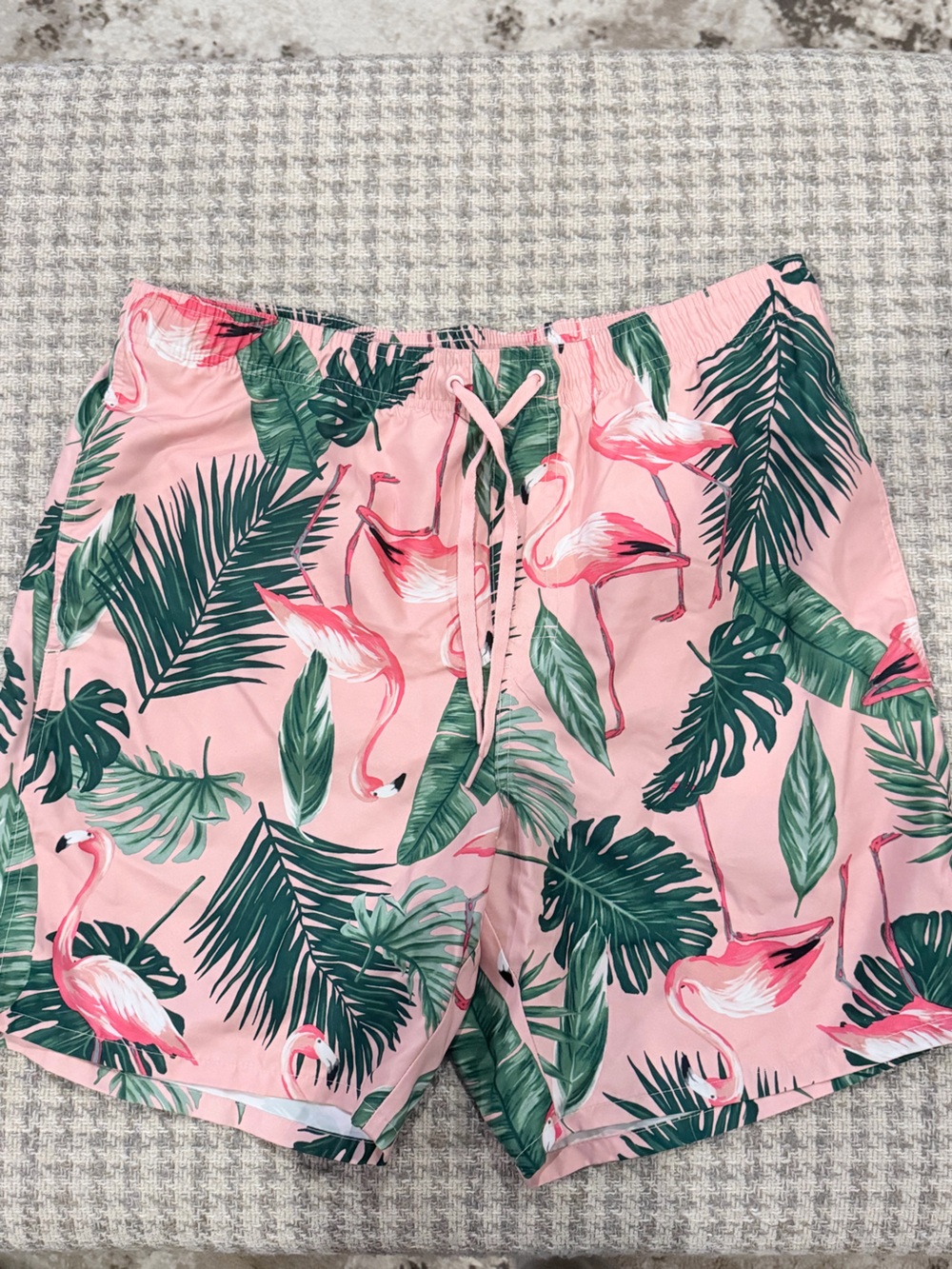 Old Navy Pink Flamingo Print Shorts